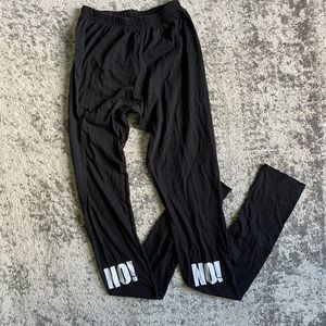 Nununu boys leggings “NO!”